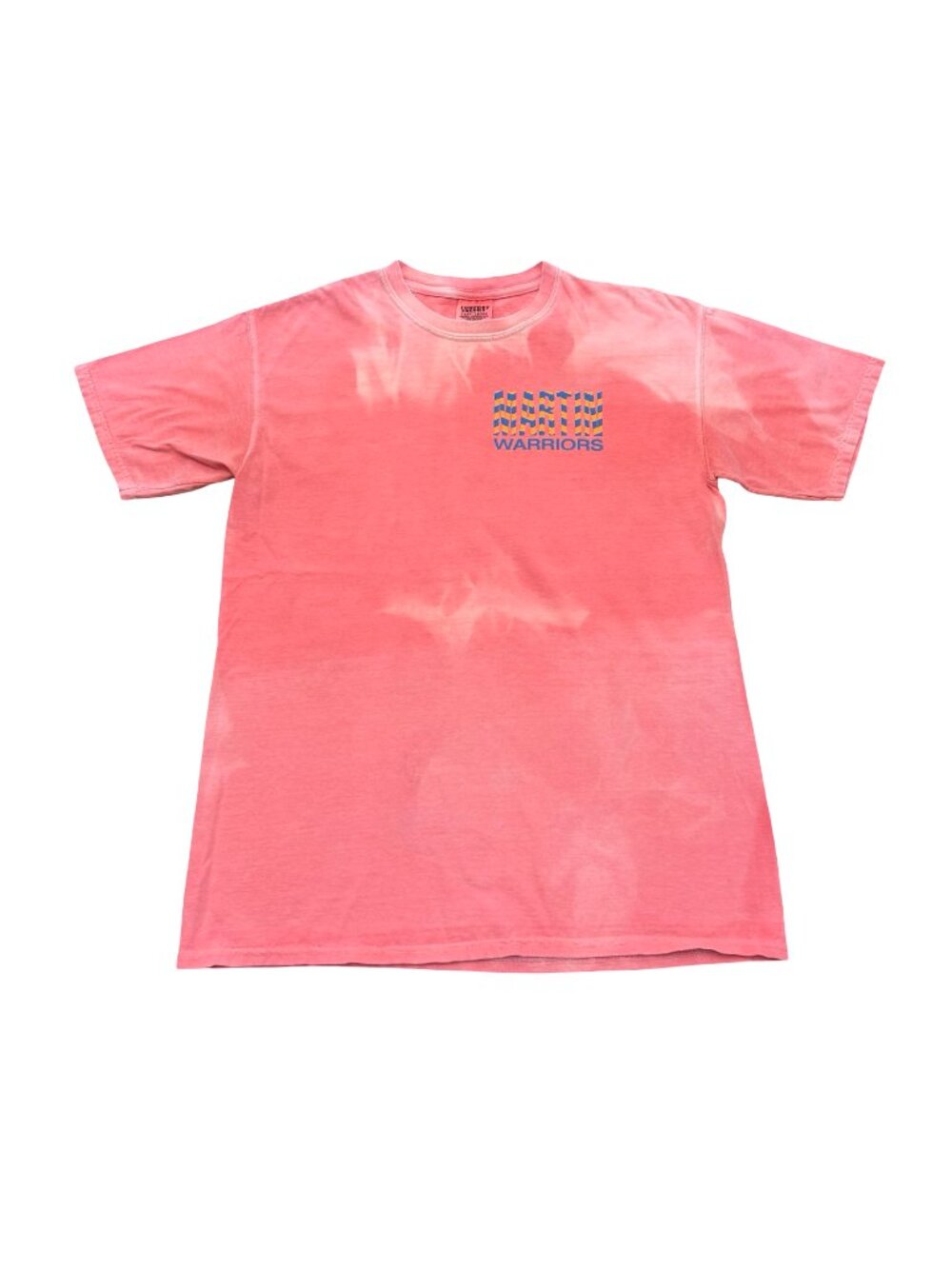 Vintage Y2K Martin Warriors Tie Dye Comfort Colors T Shirt Pink Graphic Tee